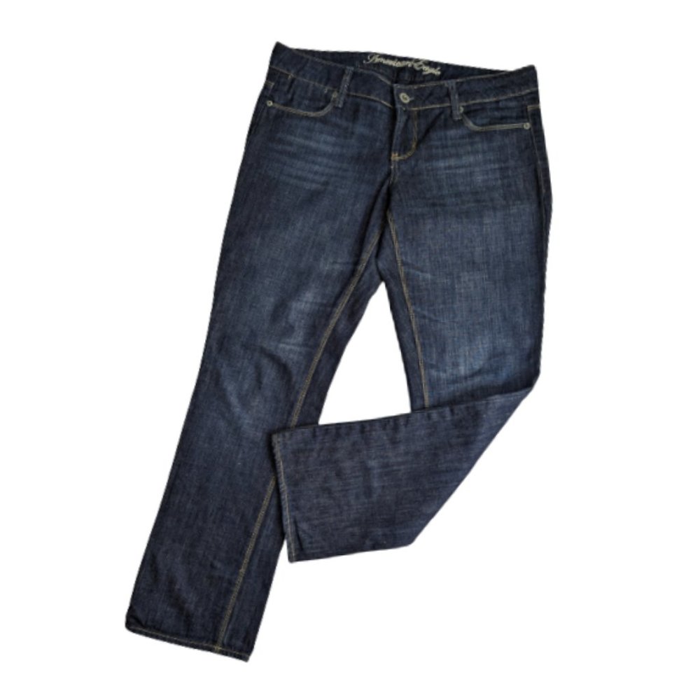 American Eagle Outfitters 77 Straight Jeans 8 Short